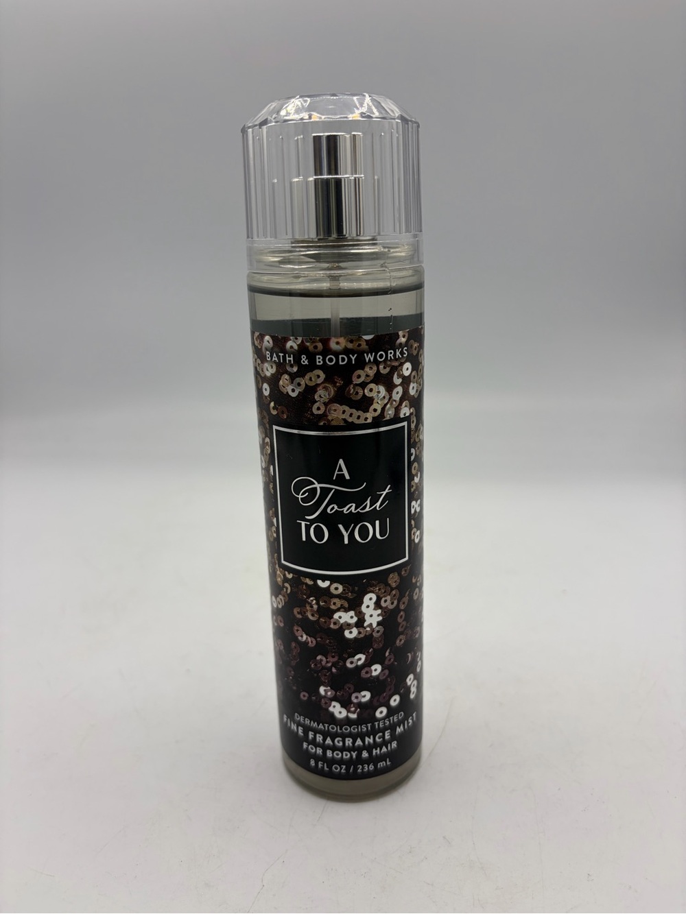 Bath & Body Works "A Toast To You" Fine Fragrance Mist - Brown & Gold